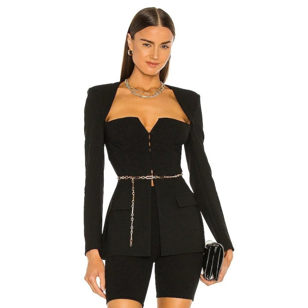 MISHA Vincenza Top in Black Jacket